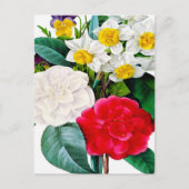Vintage Flowers Briefkaart (Voorkant)
