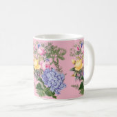 Vintage Flowers Coffee Mok (Voorkant rechts)