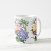 Vintage Flowers Coffee Mok (Voorkant rechts)