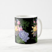 Vintage Flowers Coffee Mok (Voorkant rechts)