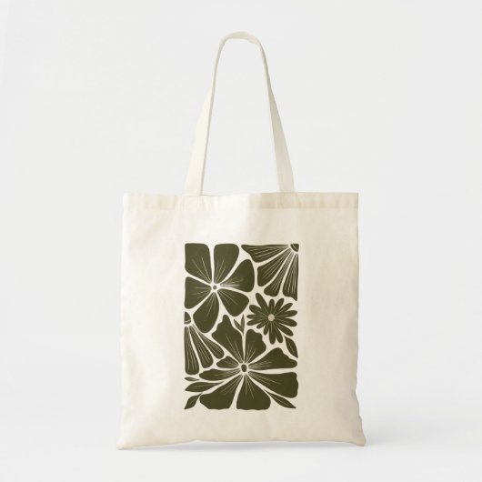 vintage flowers design tote bag (Voorkant)