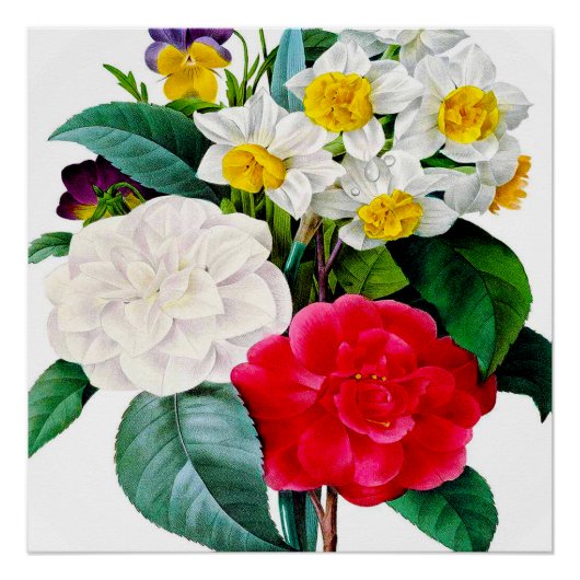 Vintage Flowers Perfect Poster (Voorkant)