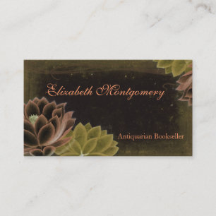 Vintage Flowers Professional Visitekaartjes