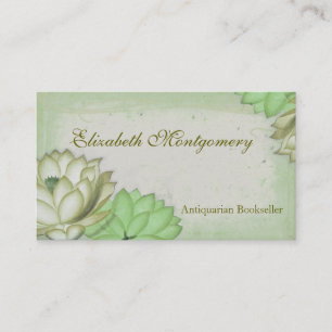 Vintage Flowers Professional Visitekaartjes