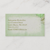 Vintage Flowers Professional Visitekaartjes (Achterkant)