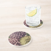 Vintage Flowers Zandsteen Onderzetter (Zijkant)