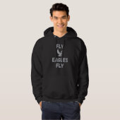 Vintage Fly Eagles Fly Hoodie (Voorkant volledig)
