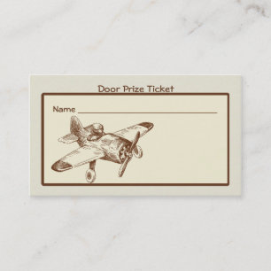 Vintage flyer Raffle Tickets