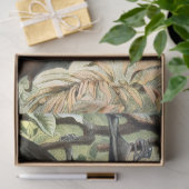 Vintage flying fox bat acadamia illustration tissuepapier (Geschenk)