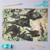 Vintage flying fox bat acadamia illustration tissuepapier (Craft)
