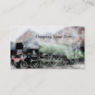 Vintage Flying Scotsman Grunge Visitekaartjes