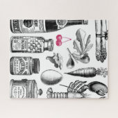Vintage Foodie Puzzle Legpuzzel (Horizontaal)