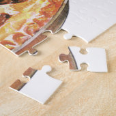 Vintage Foods Dessert, versgebakken pecannotentaar Legpuzzel (Zijkant)