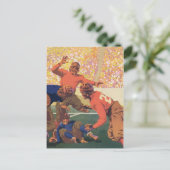 Vintage Football Briefkaart (Staand voorkant)