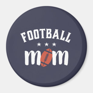 Vintage Football mam Proud Moeder van Sportspeler Magneet