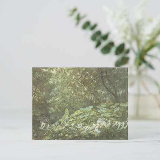 Vintage Forest Faerie Briefkaart (Staand voorkant)