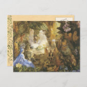 Vintage Forest Faerie Briefkaart (Voorkant / Achterkant)