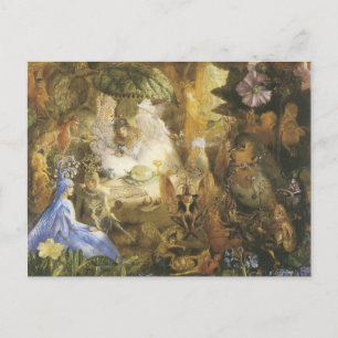 Vintage Forest Faerie Briefkaart