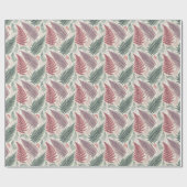 Vintage Forest Ferns Botanical Print Cadeaupapier (Vlak)