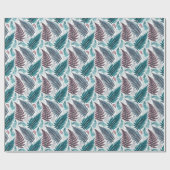 Vintage Forest Ferns Botanical Print Cadeaupapier (Vlak)
