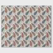 Vintage Forest Ferns Botanical Print Cadeaupapier (Vlak)