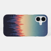 Vintage Forest Gradient iPhone 16 Hoesje (Achterkant horizontaal)