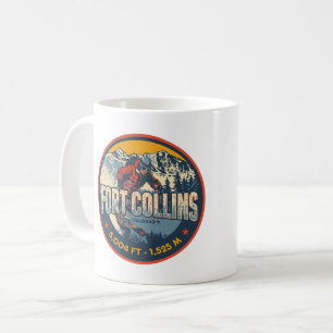 vintage fort colllins colorado bergskiën gif koffiemok