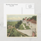 Vintage Fort Mackinac, Mackinac Island Michigan Briefkaart (Voorkant / Achterkant)