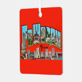 Vintage Fort Worth TX Ornament (Voorkant links)