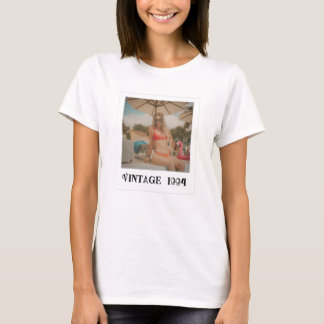 Vintage Foto & Jaar Nostalgische Verjaardag T-shirt