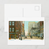 Vintage Fourth Street, Cincinnati, Ohio Briefkaart (Voorkant / Achterkant)