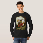 Vintage fox retro clothes t-shirt (Voorkant volledig)