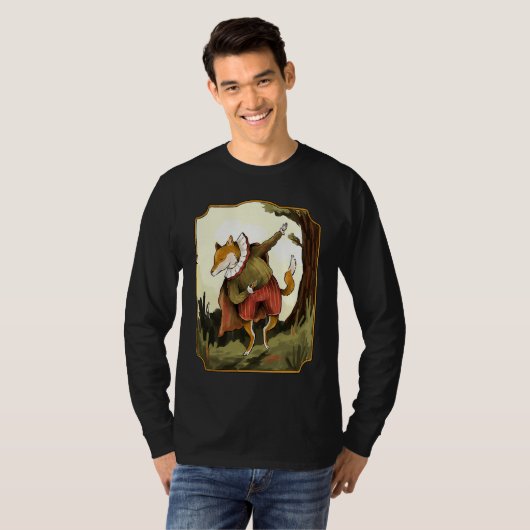 Vintage fox retro clothes t-shirt (Voorkant volledig)