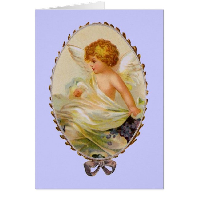 Vintage Framed Cherub (Voorkant)