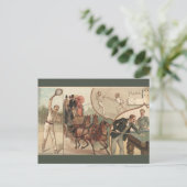 Vintage France Briefkaart (Staand voorkant)