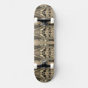Vintage Frankrijk Cannes het strand Dart Bord Persoonlijk Skateboard