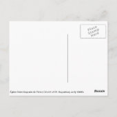 Vintage Frankrijk, Église Saint-Augustin de Paris Briefkaart (Achterkant)