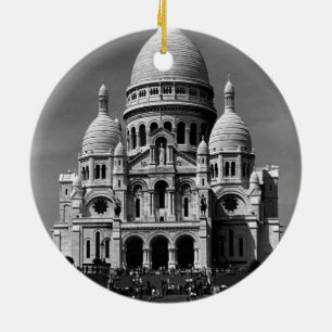 Vintage Frankrijk Frankrijk Sacre Coeur Basilica Keramisch Ornament
