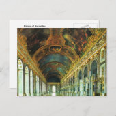 Vintage Frankrijk, Paleis van Versailles Briefkaart (Voorkant / Achterkant)