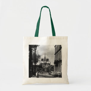 Vintage Frankrijk Parijs notre dame saint louis ei Tote Bag