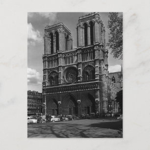 Vintage Frankrijk Paris Notre Dame Cathedral Briefkaart