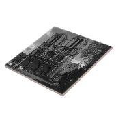 Vintage Frankrijk Paris Notre Dame Cathedral Tegeltje (Zijkant)
