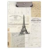 Vintage Frans Ephemera Klembord (Voorkant)