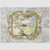 Vintage Frans mode decoupage tissuepapier (Voorkant)