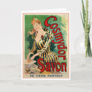 VINTAGE FRANS POSTERART- WENSKAART KAART