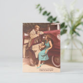 Vintage Frans St Valentijn Briefkaart 1 (Staand voorkant)