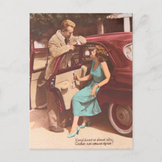 Vintage Frans St Valentijn Briefkaart 1