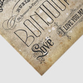 Vintage Franse autoweg Parijs Tissuepapier (Detail)