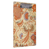 Vintage Franse Chintz Bloemmotief Antieke Terracot Klembord (Rechts)