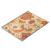 Vintage Franse Chintz Bloemmotief Antieke Terracot Notitieboek (Linkerzijde)